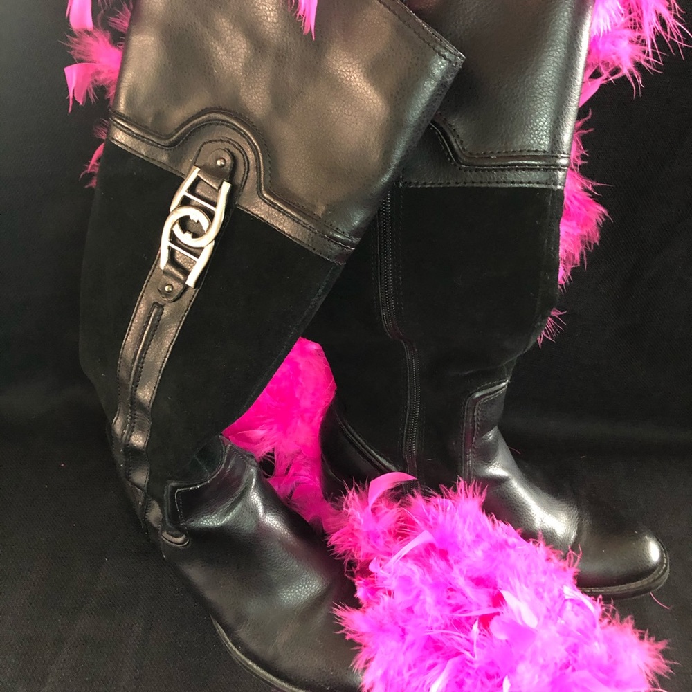 Erienne Aigner Codona Suede/ Leather knee Boots
